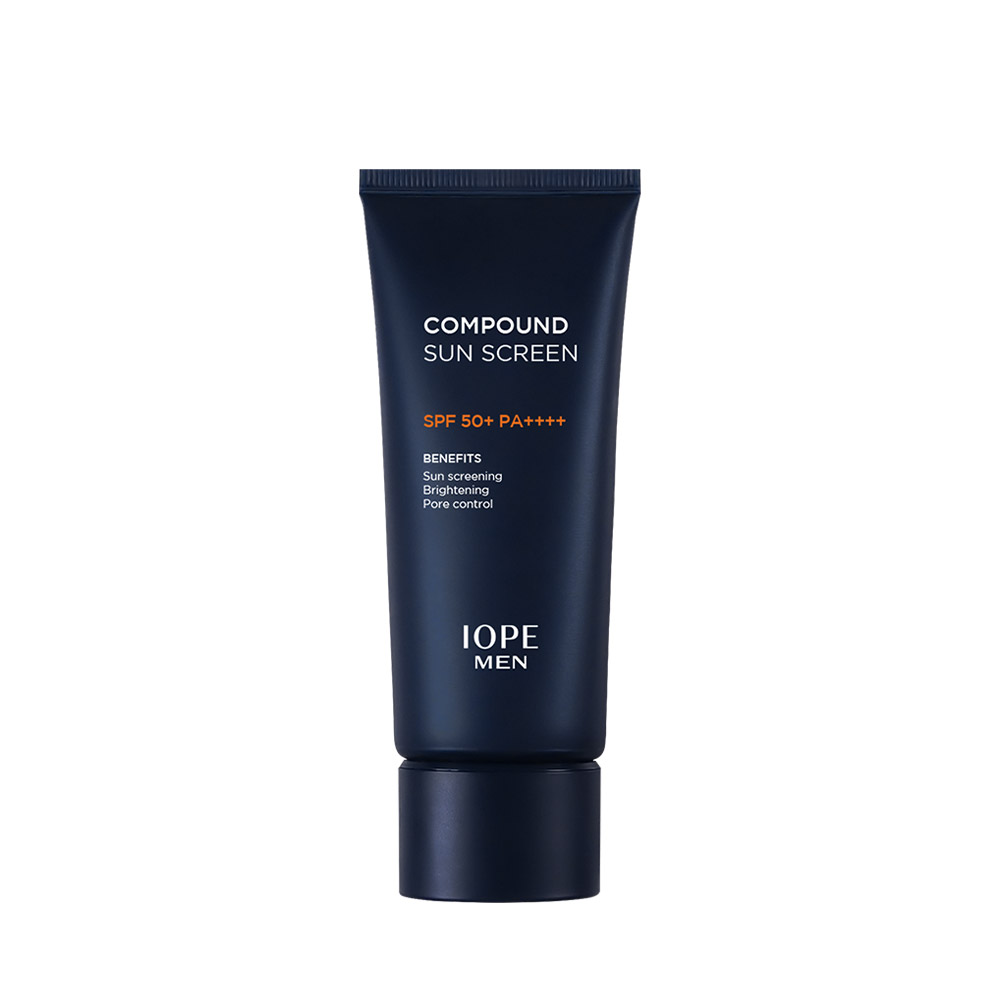 아이오페 맨 컴파운드 선 스크린 SPF 50+ PA++++ 가성비 뛰어난 1인 가구 자외선 차단 필수품