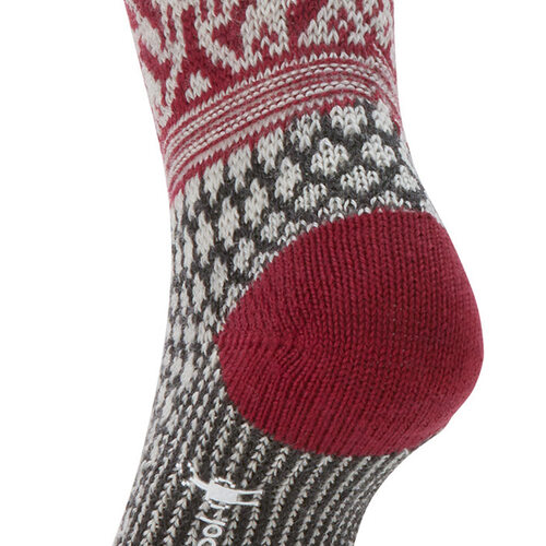 [스마트울] Everyday Popcorn Snowflake Pattern Crew Socks 스마트울 - 상세 이미지 3