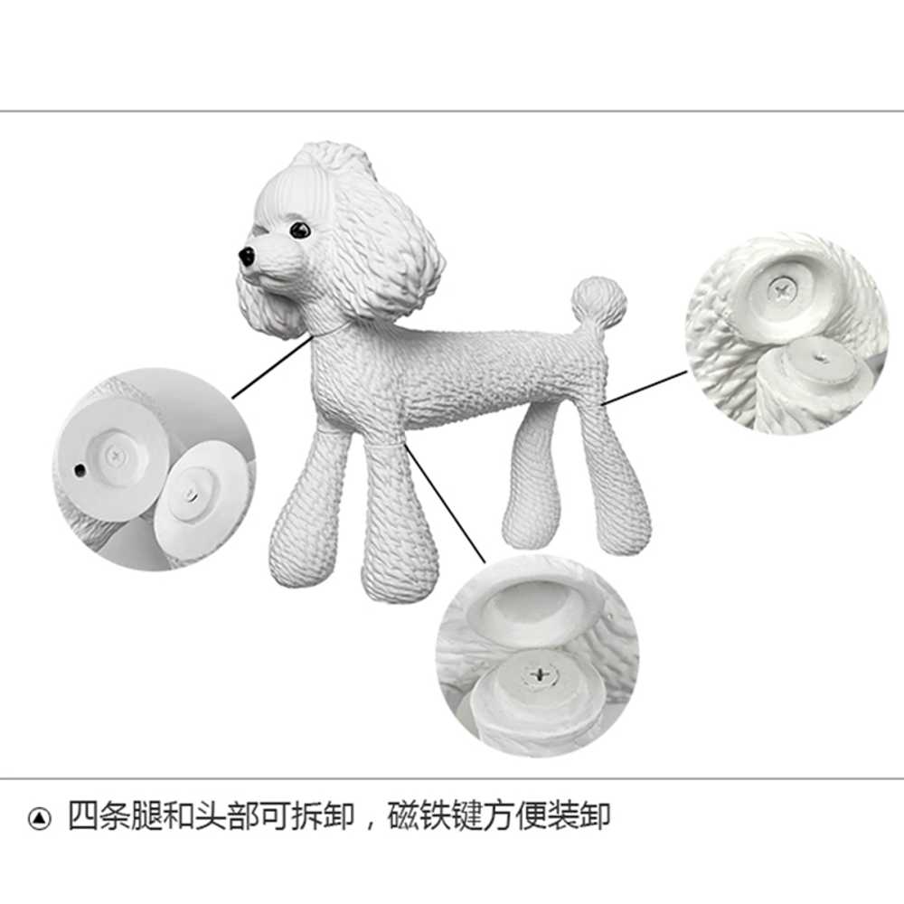 강아지마네킹 강아지옷 모형 촬영 대형견 동물 전시 TD01 흰색 40.5x13.5x32cm - 상세 이미지 3