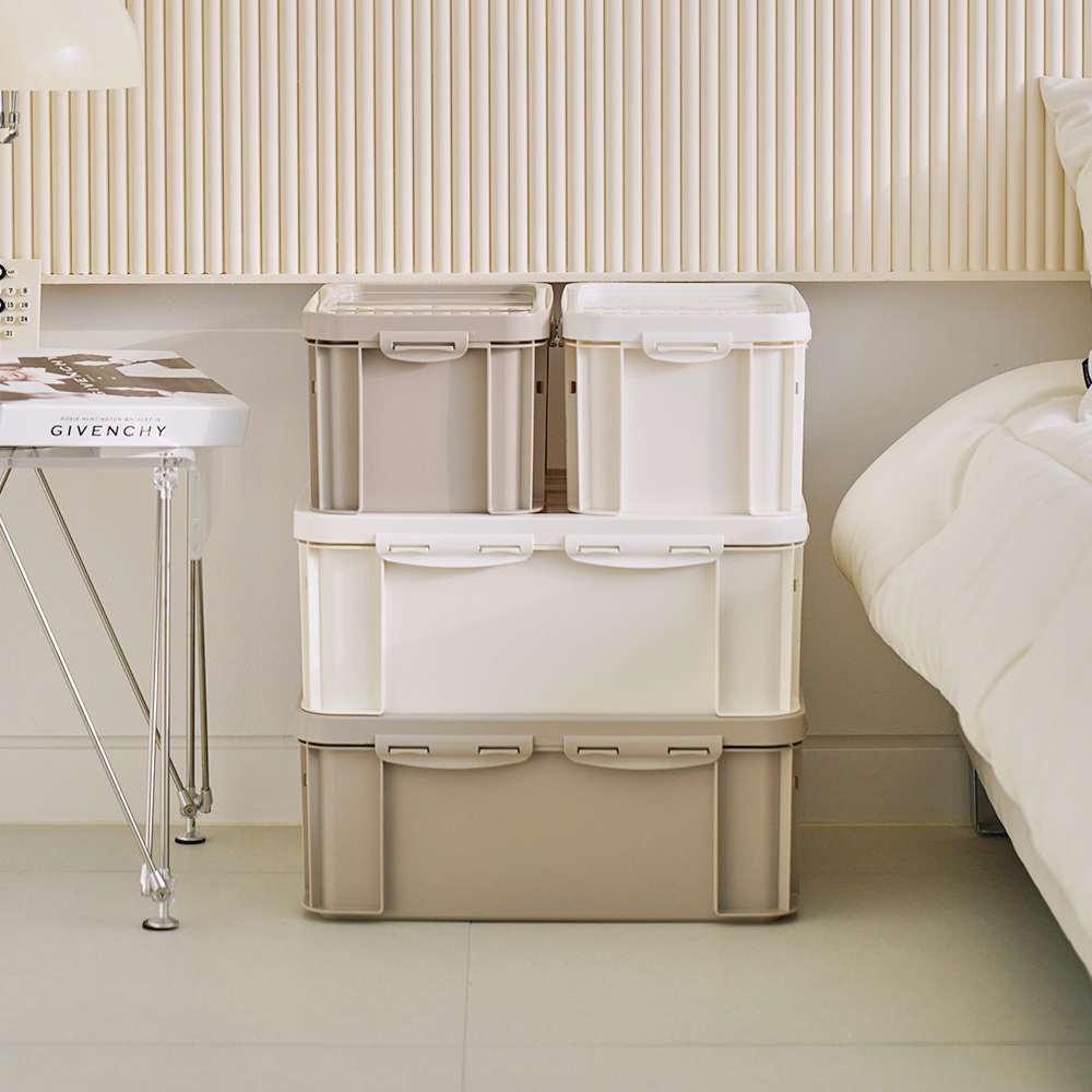 밀폐 옷정리함 정리수납 26L 옷장정리 보관함 리빙박스