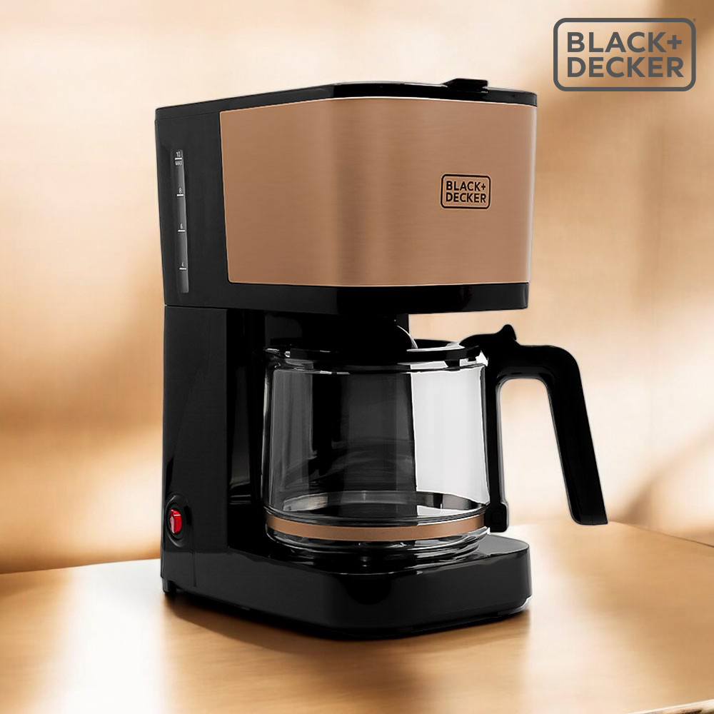 블랙앤데커 드립 커피메이커 머신 자동 주전자 대용량 분쇄 원두 미니 BXCO1240-A