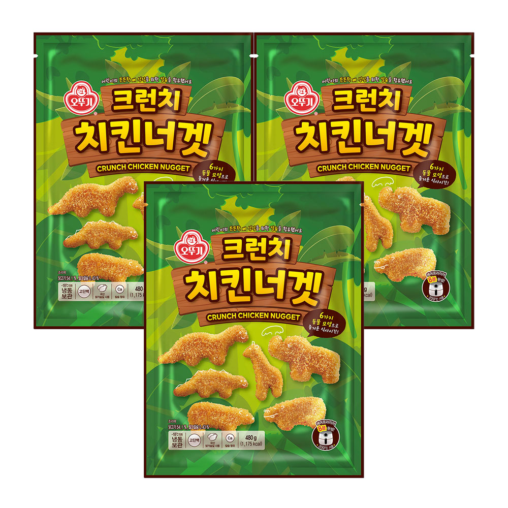 오뚜기 크런치 치킨너겟 480g 3개 - 상품 이미지