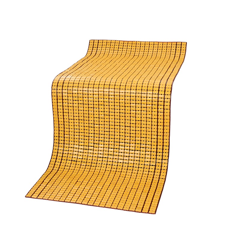대나무 돗자리 매트 쿠션 침대 카페트 여름 마작 고급 황금소 힘줄 40X40cm - 상세 이미지 5