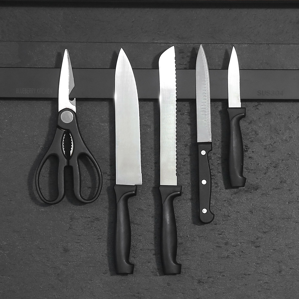 자석 칼 걸이 칼블럭 칼꽂이 거치대 30cm 제품 이미지