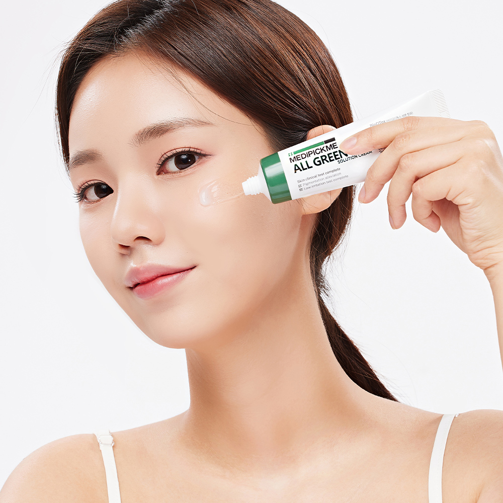 여드름피부 민감피부 시카 병풀 바하 색소침착 진정크림 올그린톡스솔루션 50ml, 2개 이미지 4