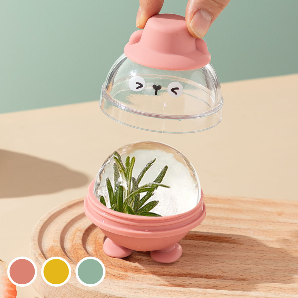 얼음트레이 왕 실리콘 하이볼 얼음틀 아이스볼메이커 칵테일얼음 핑크