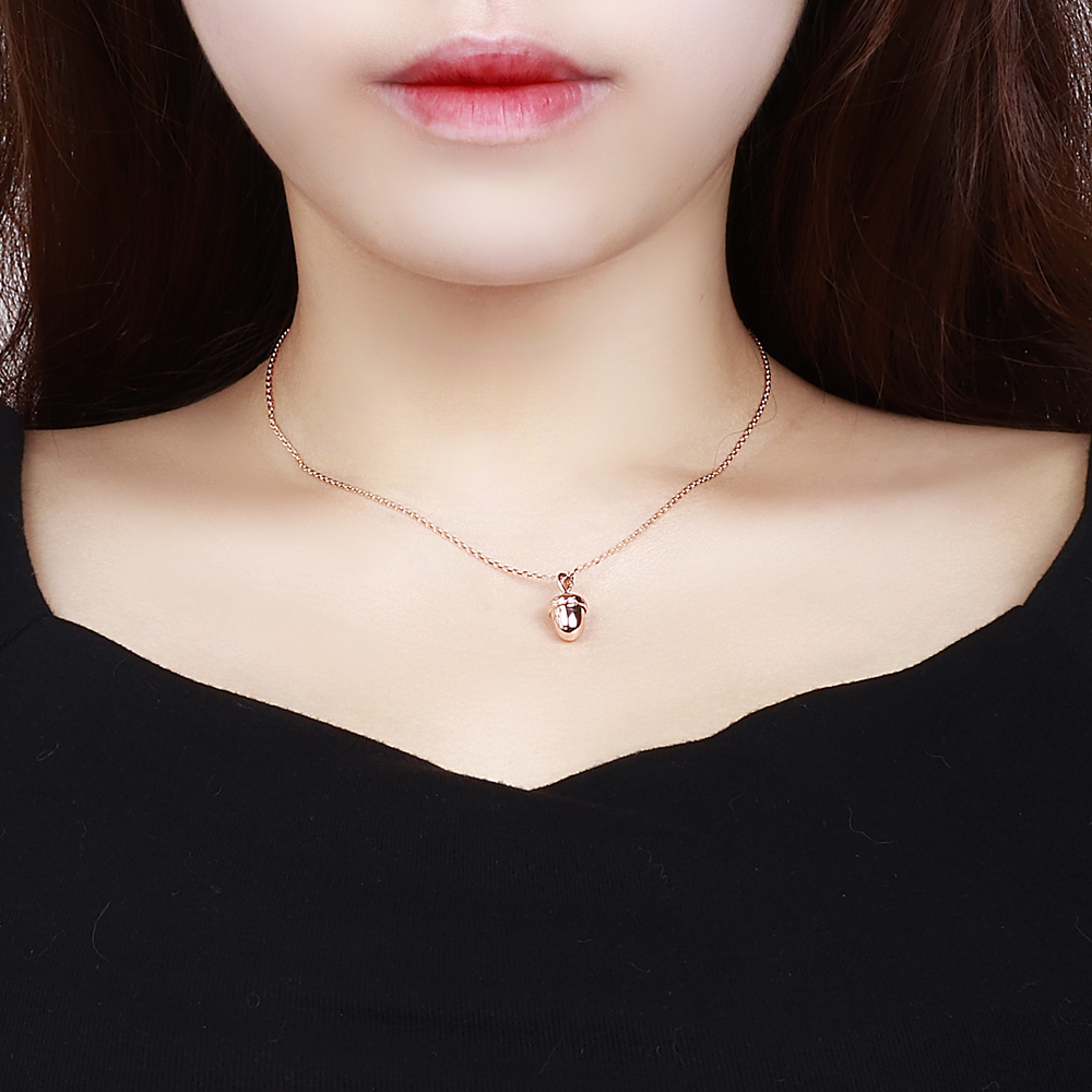 14K 수능 목걸이 도토리 딸랑이 나뭇잎 분리형 18K 펜던트 시험 대박 이미지 7