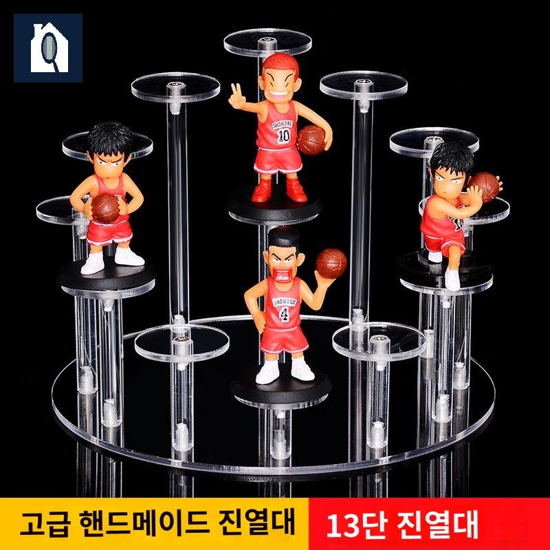 장식 투명 원형 아크릴 거치대 계단 받침대 피규어 - 상품 이미지