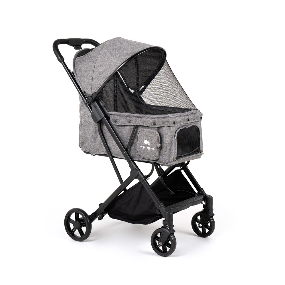 투게더펫 에어 강아지 유모차 기내반입 가능 접이식 중소형견 휴대용 일체형