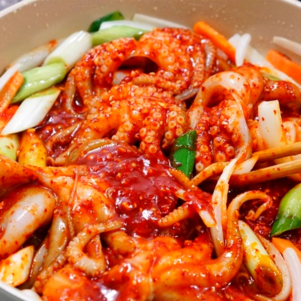 [대폭인하] 매콤,로제,마라 쭈꾸미볶음 430g 2인 / 탱글쫄깃한 3종 - 상세 이미지 3