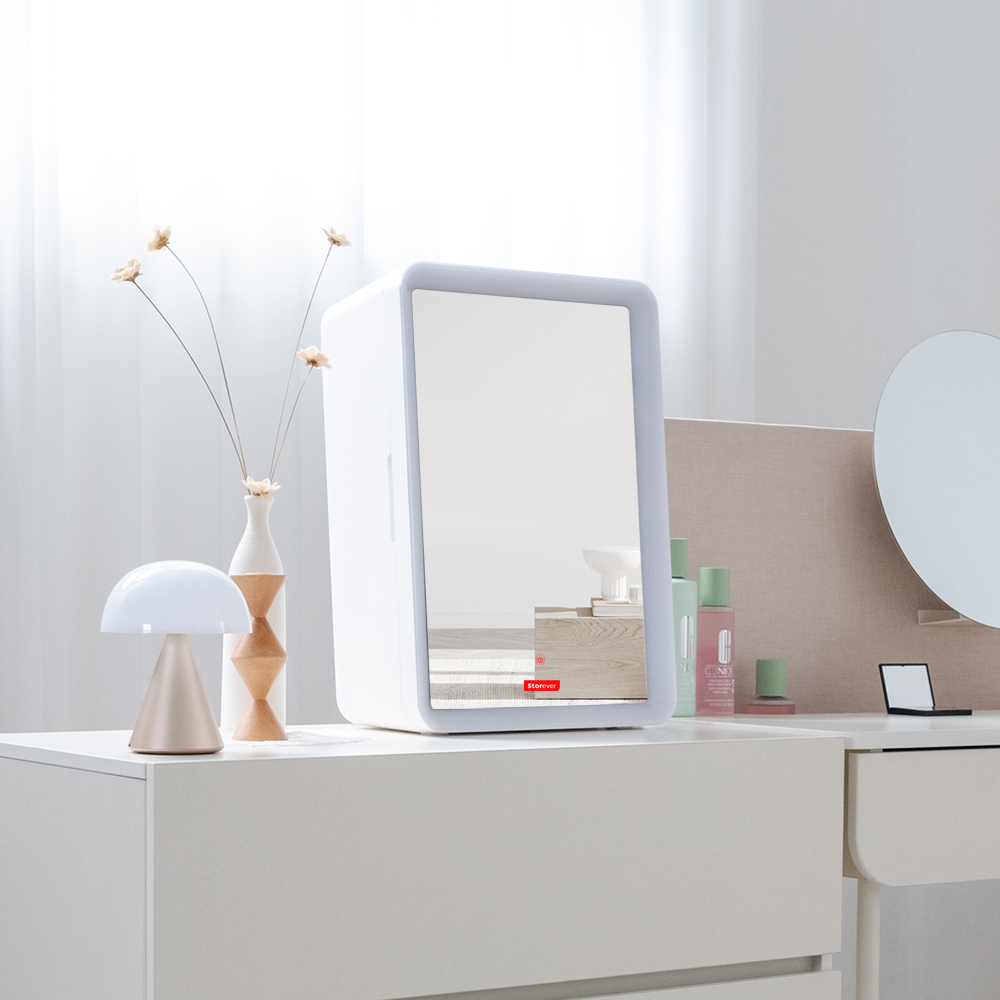 6개월 무 이자 AS가능 국내산 무소음 대용량 화장대 향수 보관 스토에버 화장품 냉장고 - 상세 이미지 2