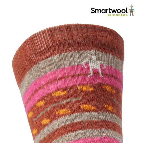 [스마트울] Women`s Hike Light Cushion Margarita Crew Socks 스마트울 여성 - 상세 이미지 2