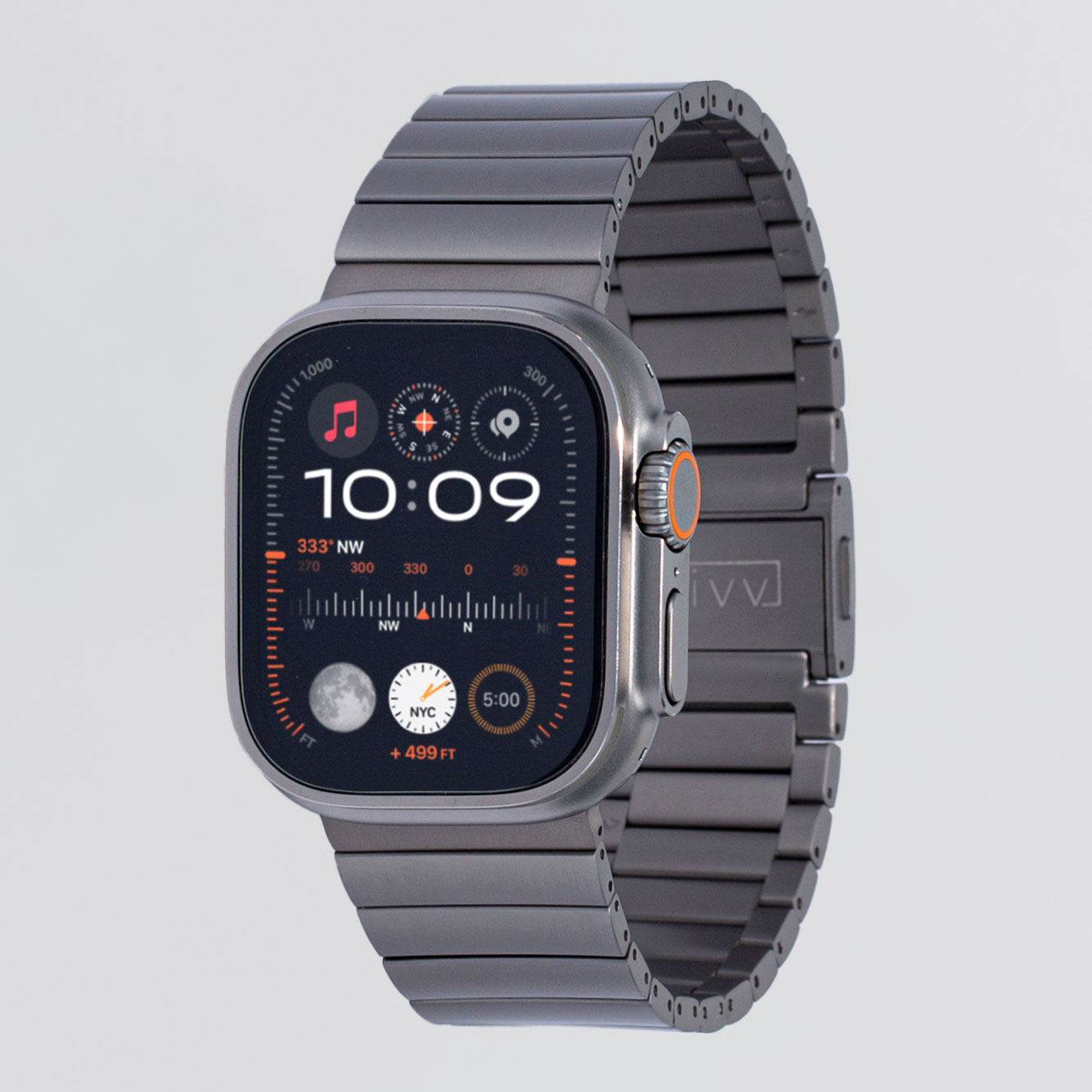 애플워치 울트라 2 스트랩 티타늄 메탈 1 밴드 스틸 줄 49mm