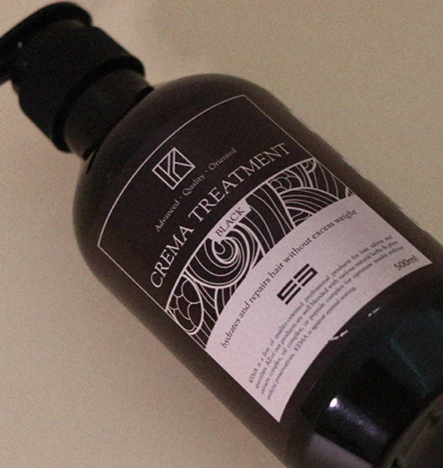 케마 크레마 극손상 모발 전용 트리트먼트 블랙 500ml
