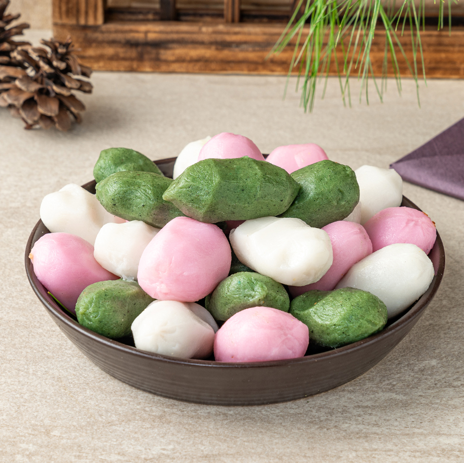 굳지않는떡 삼색 추석 송편 1kg 지퍼백포장 이미지 7