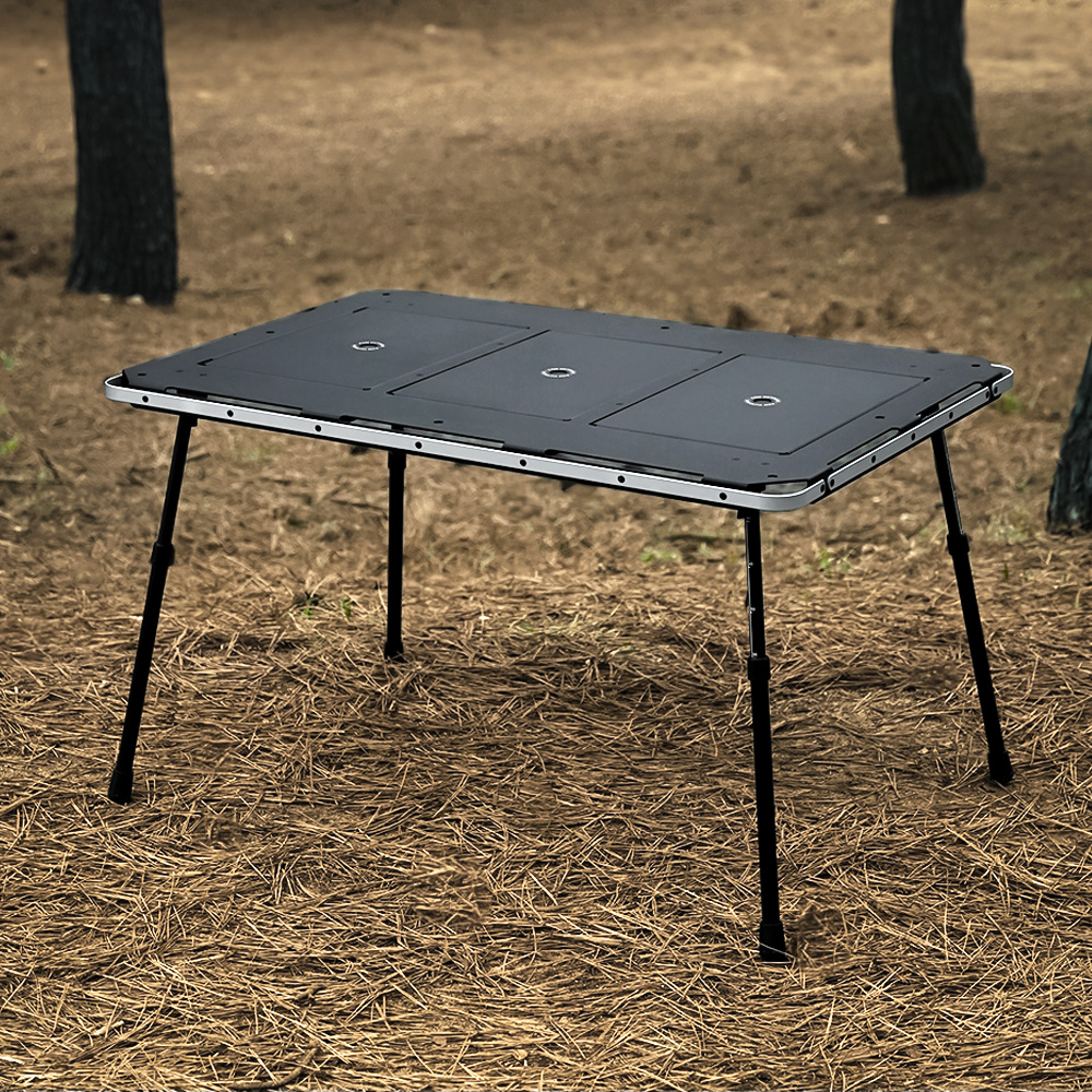 카즈미 원 테이블 컬렉션 IGT 캠핑테이블 높이조절 경량 버너 행어 선반 랜턴걸이