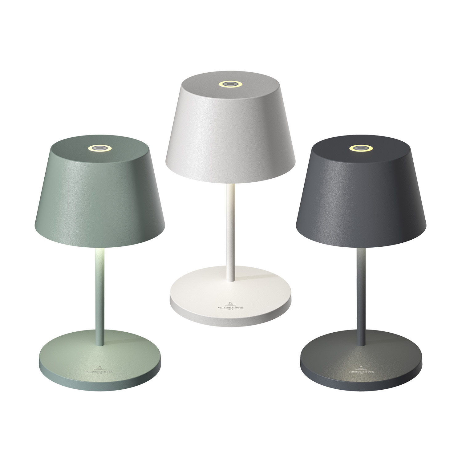 [Villeroy&Boch] 빌레로이앤보흐 서울 2.0 (올리브그린 / 화이트 / 진그레이) 무선 스텐드 테이블 캠핑 포터블 조명 - 상세 이미지 2