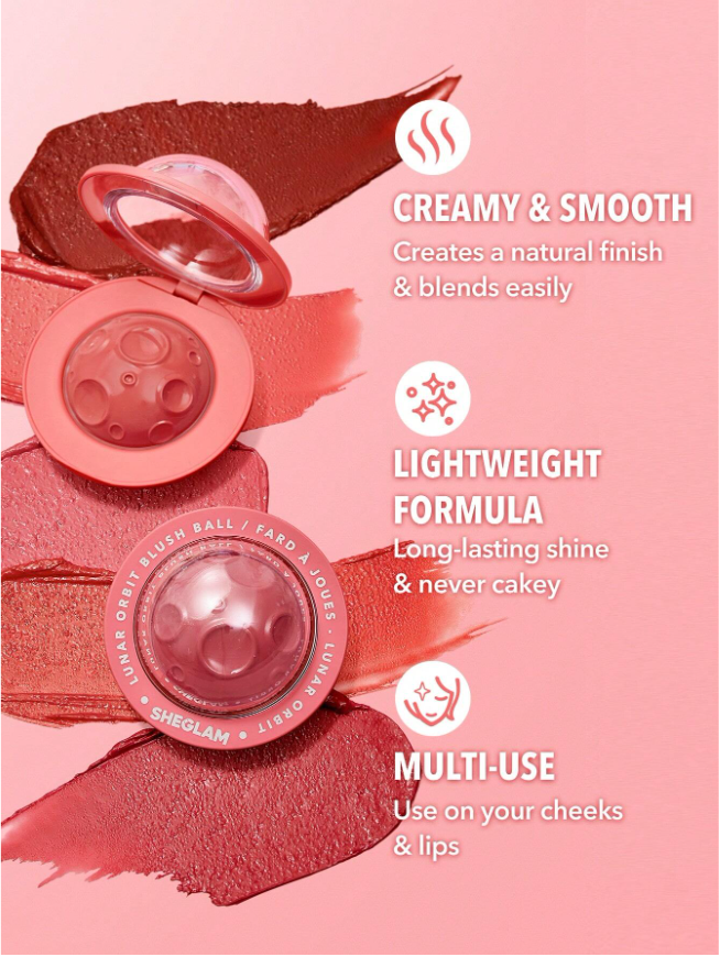 쉬글램 크림 블러셔 ufo 크림치크 sheglam lunar orbit blush - 상세 이미지 3