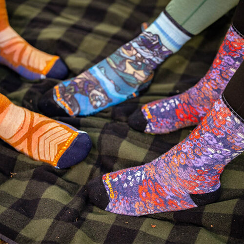 [스마트울] Hike Light Cushion Def Lyfe Print Crew Socks 스마트울 - 상세 이미지 5