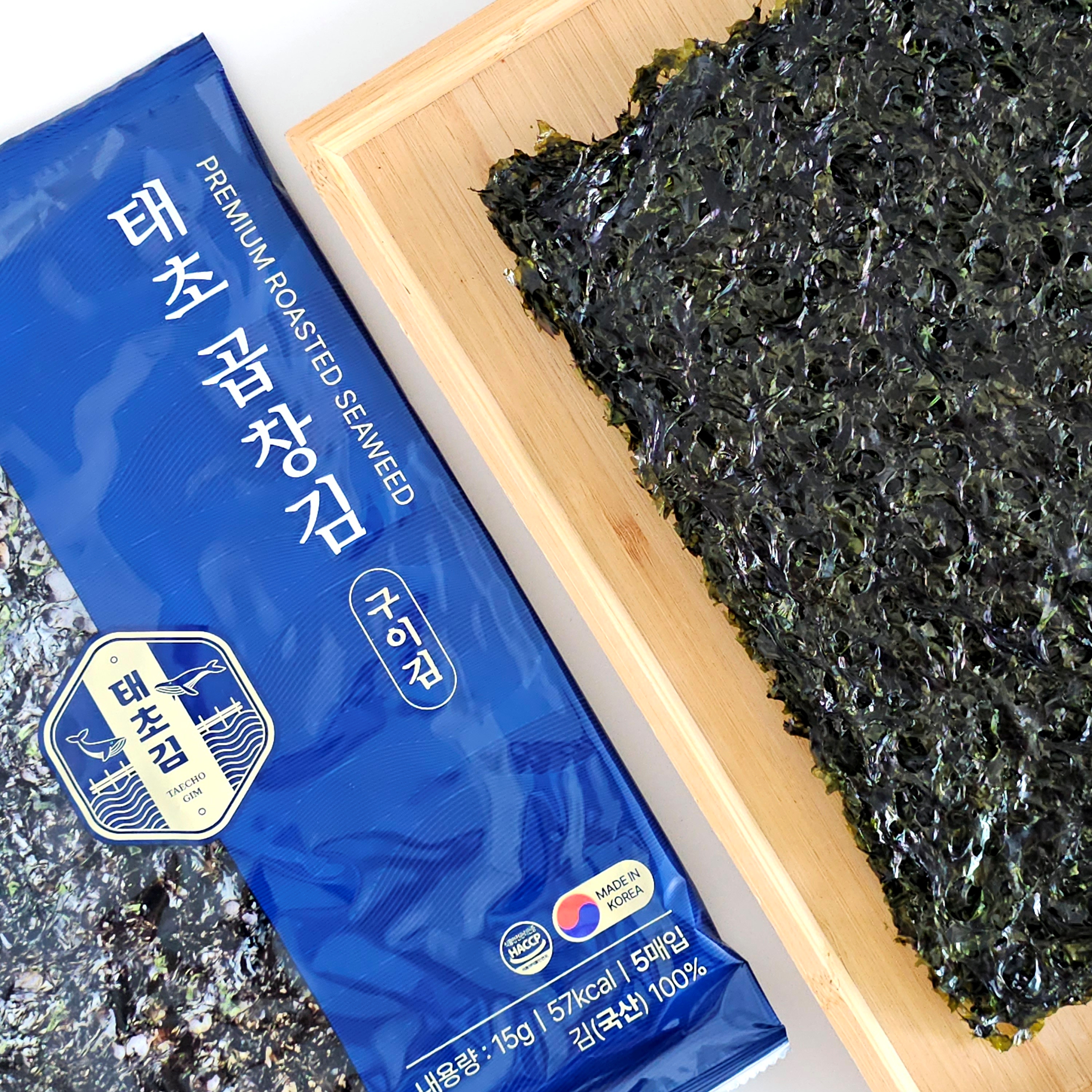 태초김 구이김 무조미 구운 곱창김 전장김 5봉, 10봉 구성