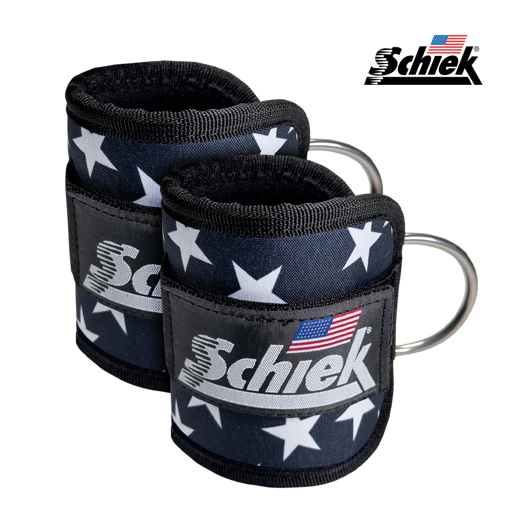 SCHIEK 1707 프리미엄 앵클 커프 스타 다리 둔근 어깨 헬스 스트랩 킥백 케이블 시크 쉬크 - 메인 이미지