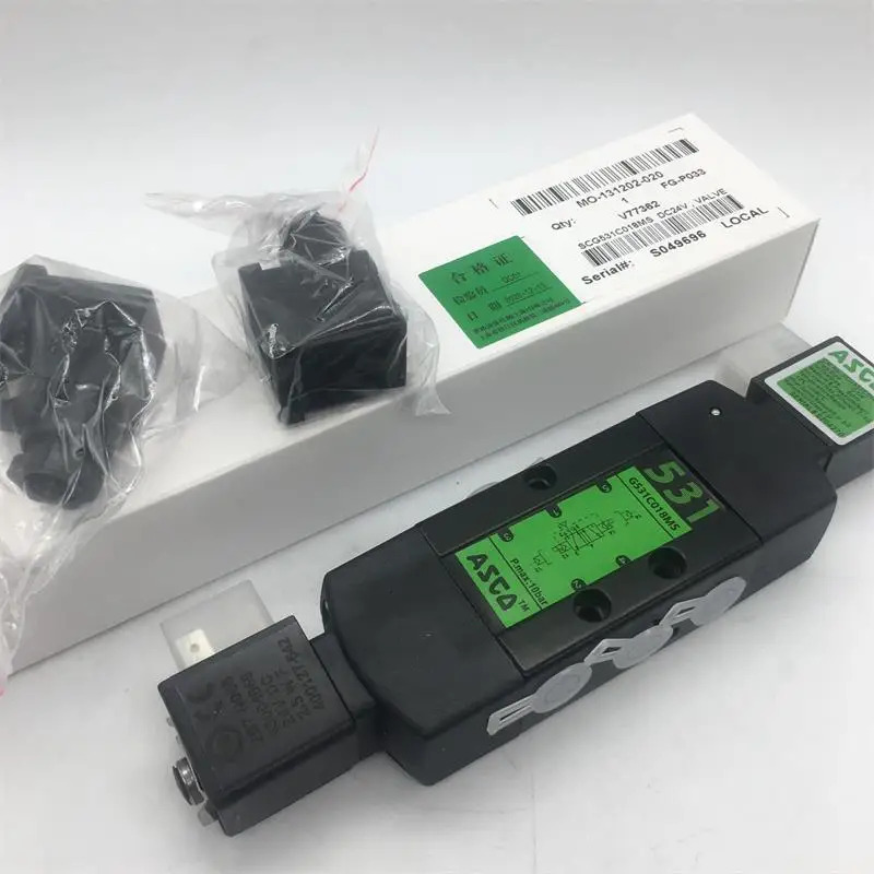 ASCO 미국 솔레노이드 밸브 배터리 파이프 연결 SCG531C018MS 이중 제어 코일 SCG551A002MS