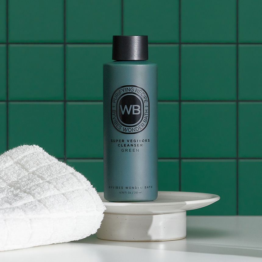 [마스크팩5매증정] 조성아 원더바스 팩클렌저 슈퍼베지톡스 클렌저 그린 200ml 트위스트캡 - 상세 이미지 4