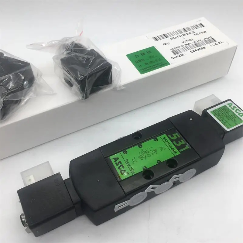 ASCO 미국 솔레노이드 밸브 배터리 파이프 연결 SCG531C018MS 이중 제어 코일 SCG551A002MS