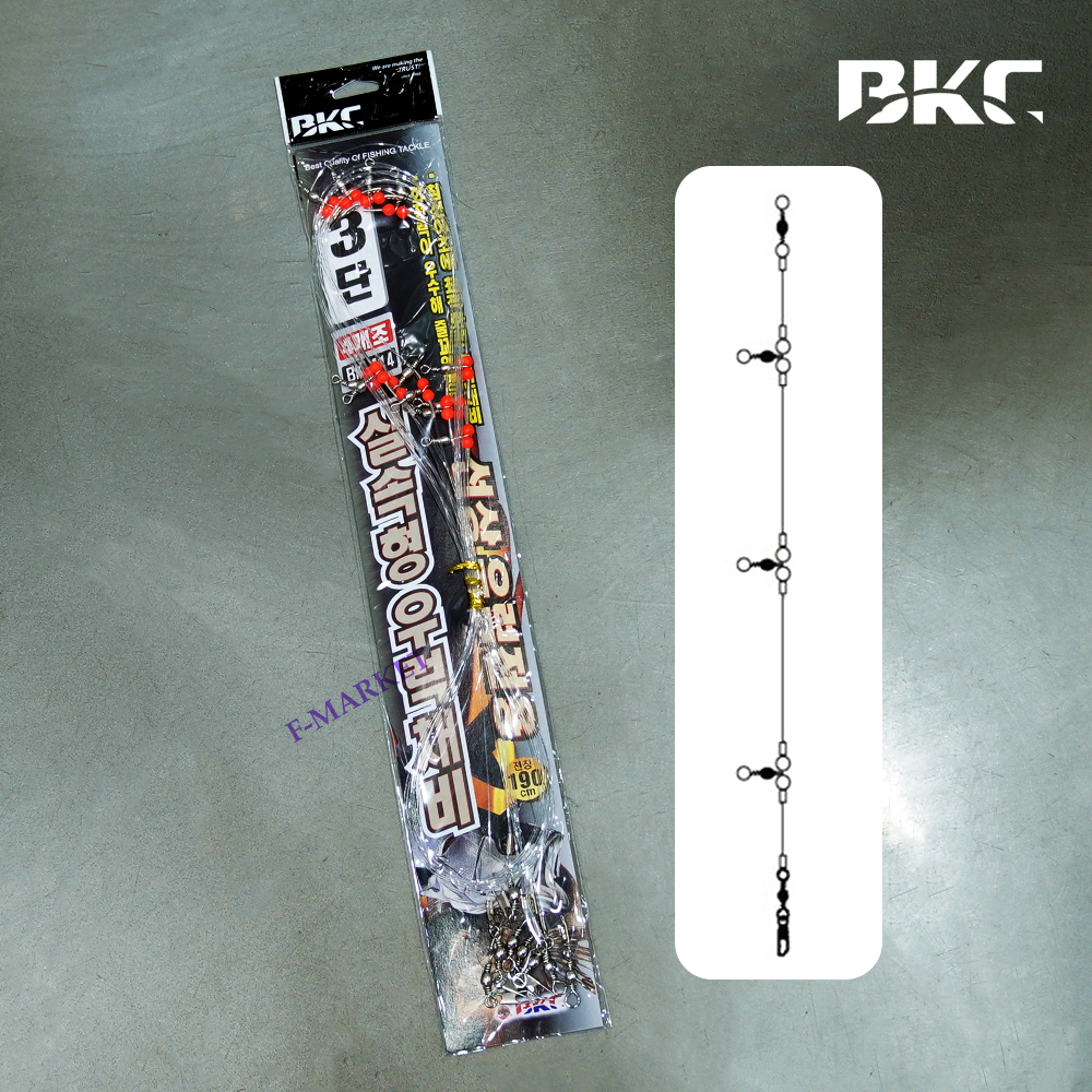 백경 실속형 우럭 3단채비 기둥줄 BK-414 - 상품 이미지