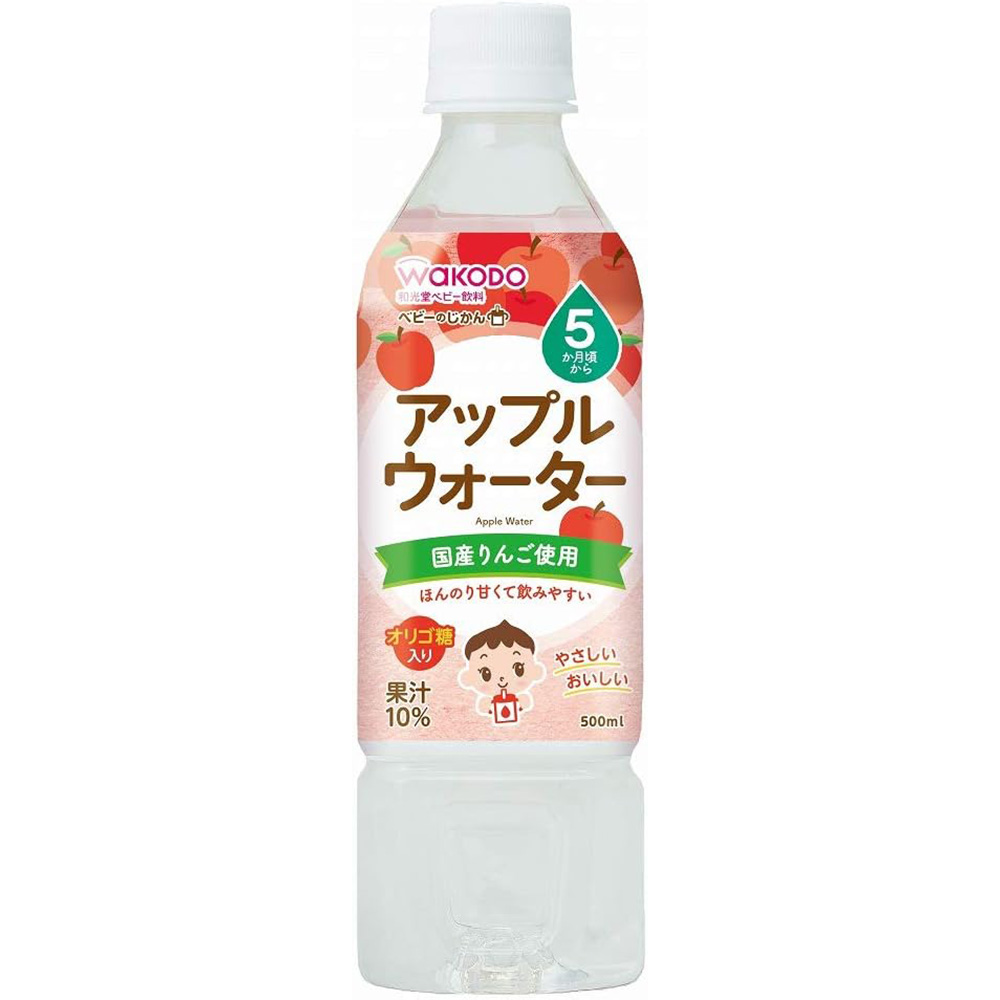 와코도 아기시간 애플워터 500ml 24개입 5개월부터