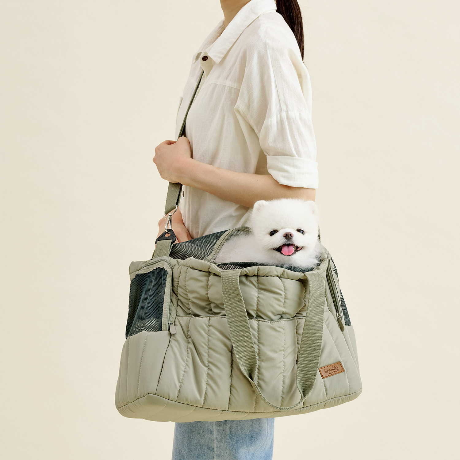 울리 퍼스트 강아지 이동가방 강아지가방 M 이미지 8