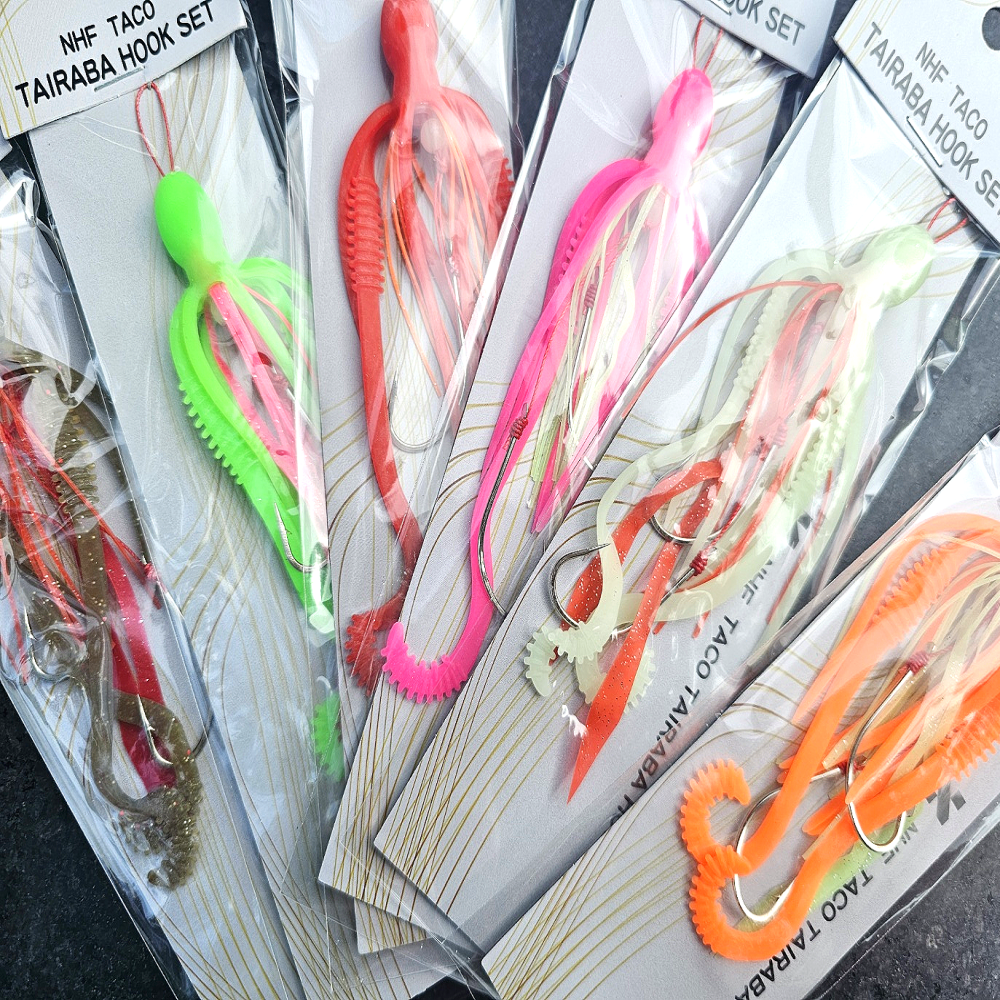 코리아피싱 대구라바 채비 타코 스커트 바늘 세이코 훅셋 세트 타코웜