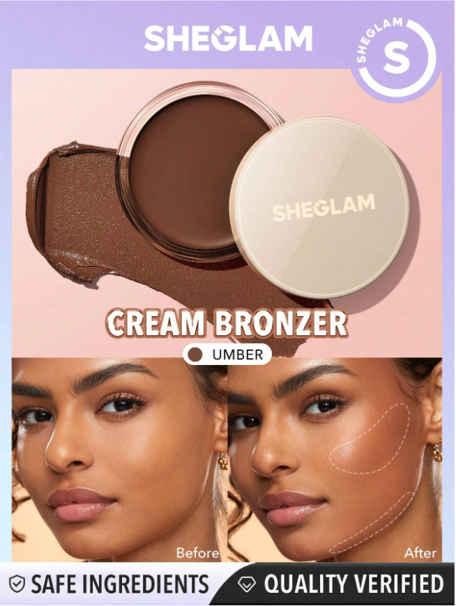 쉬글램 크림 브론저 태닝피부 메이크업 sheglam cream bronzer 이미지 8