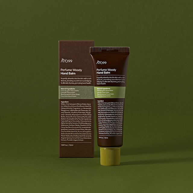 1+1 아토99 퍼퓸 우디 핸드크림 50ml 고보습 저자극 피부 진정 장벽 향기좋은 핸드밤 - 상세 이미지 4