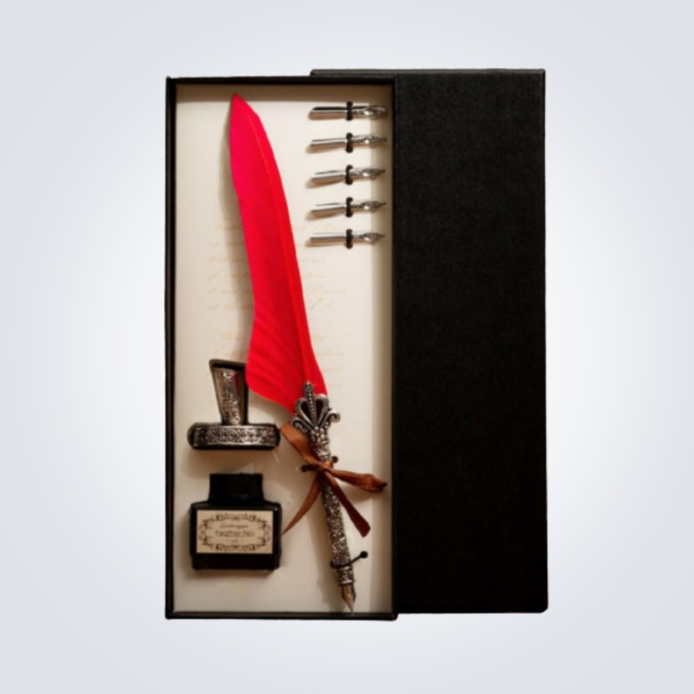 깃펜 깃털 펜 해리포터펜 캘리그라피 잉크펜 딥펜 만년필 - 상세 이미지 4