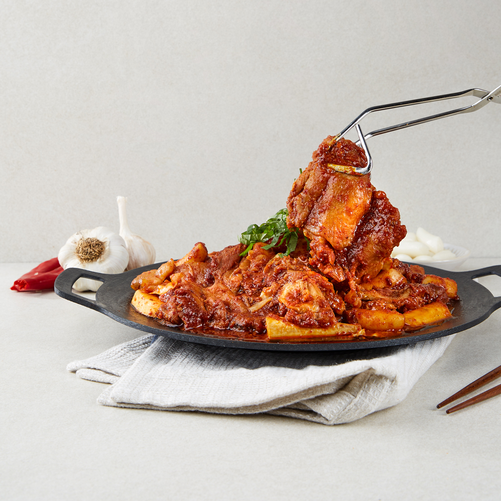 마들푸드 춘천 닭갈비 1kg 국내산 닭다리살 캠핑음식 숯불