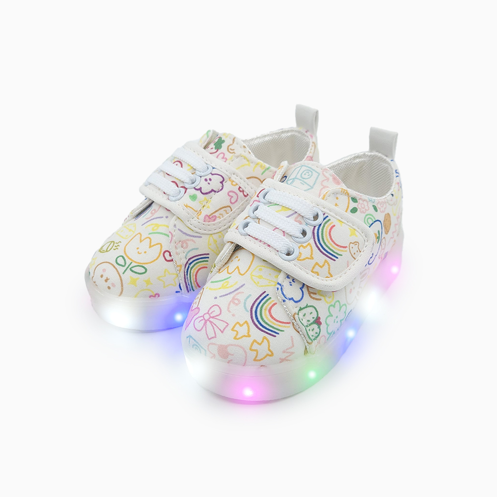 베이비솔 아기신발 유아 신발 키즈 운동화 여아 남아 LED 크레용두들