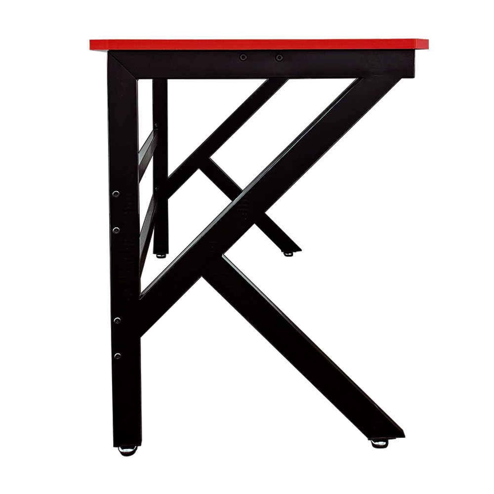 엑소티카 게이밍 책상 철제 1인용 컴퓨터 데스크 K형 TXB-12874K, 블랙