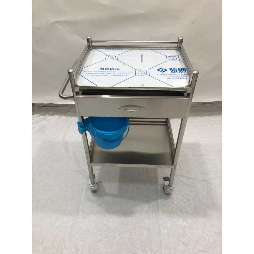 병원 카트 서빙 다용도 운반 웨건 드레싱 트롤리 60x40x86 서랍 - 상세 이미지 4