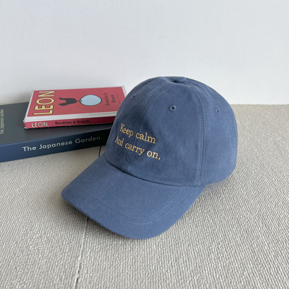 코튼 피치 데일리 볼캡 면 레터링 자수 남자 여자 캡모자 이미지 6