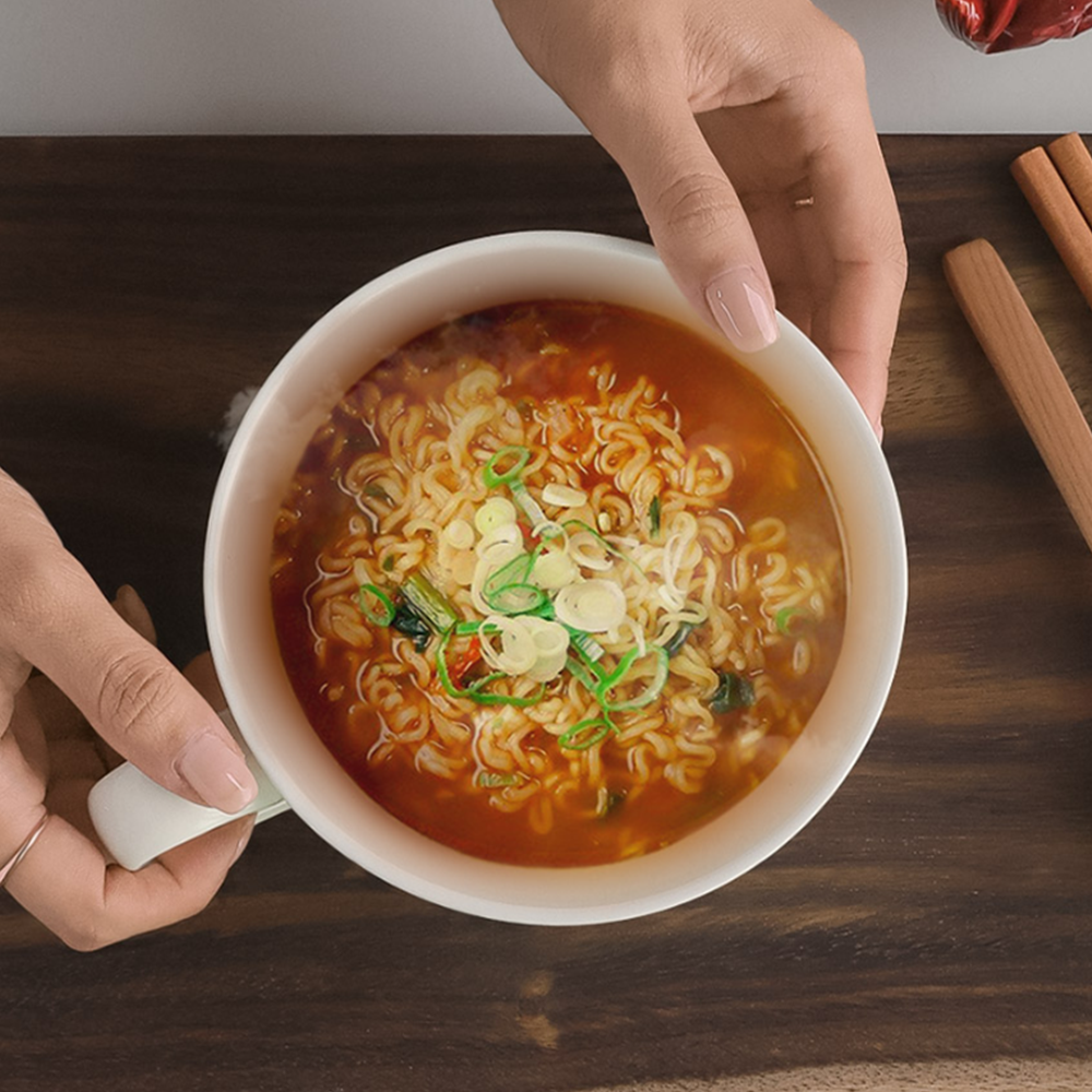 전자렌지용라면용기 전자레인지용 오븐용 컵라면 그릇 라면기 - 상세 이미지 4