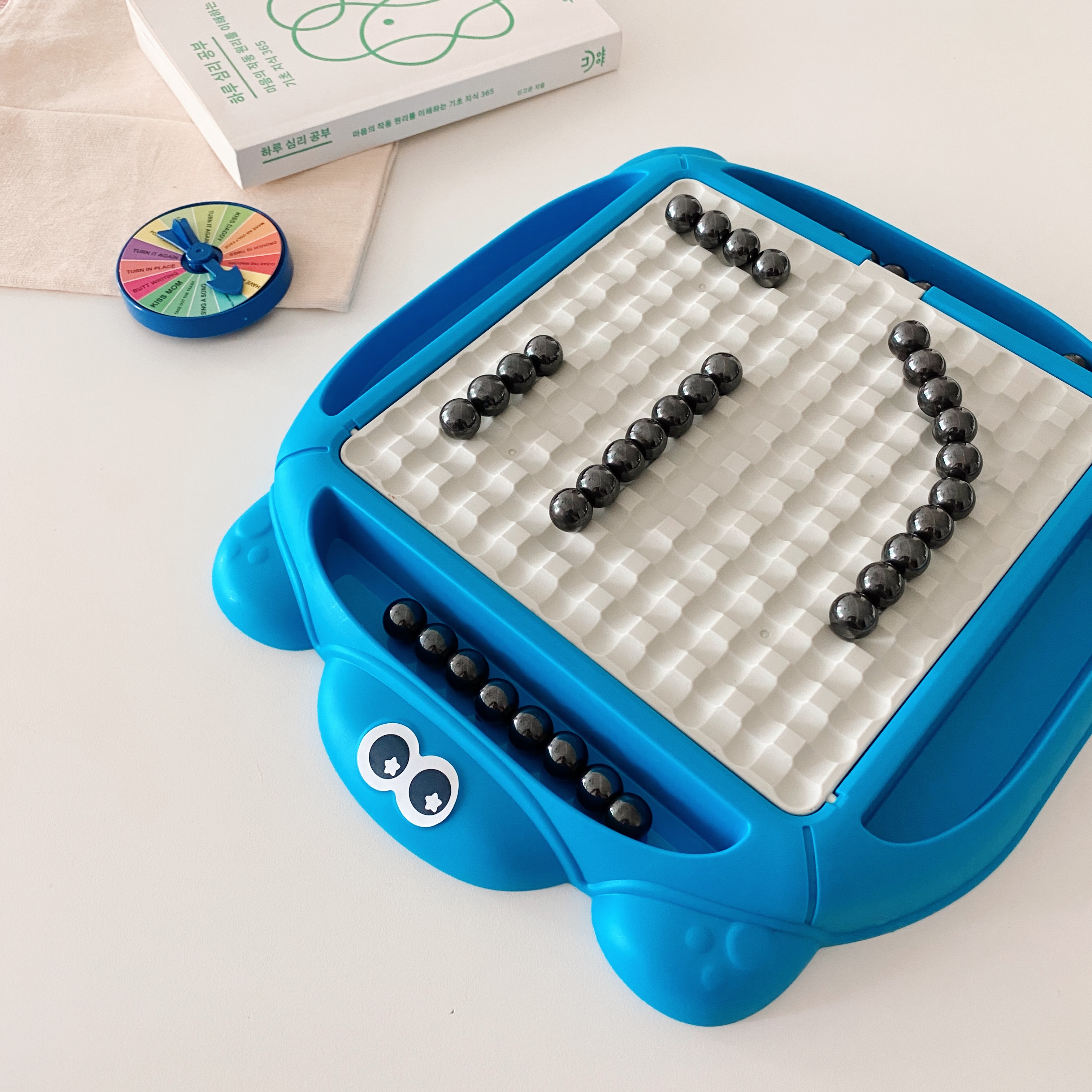 자석 체스 보드 게임 마크네틱 구슬 놀이 체스판 대형