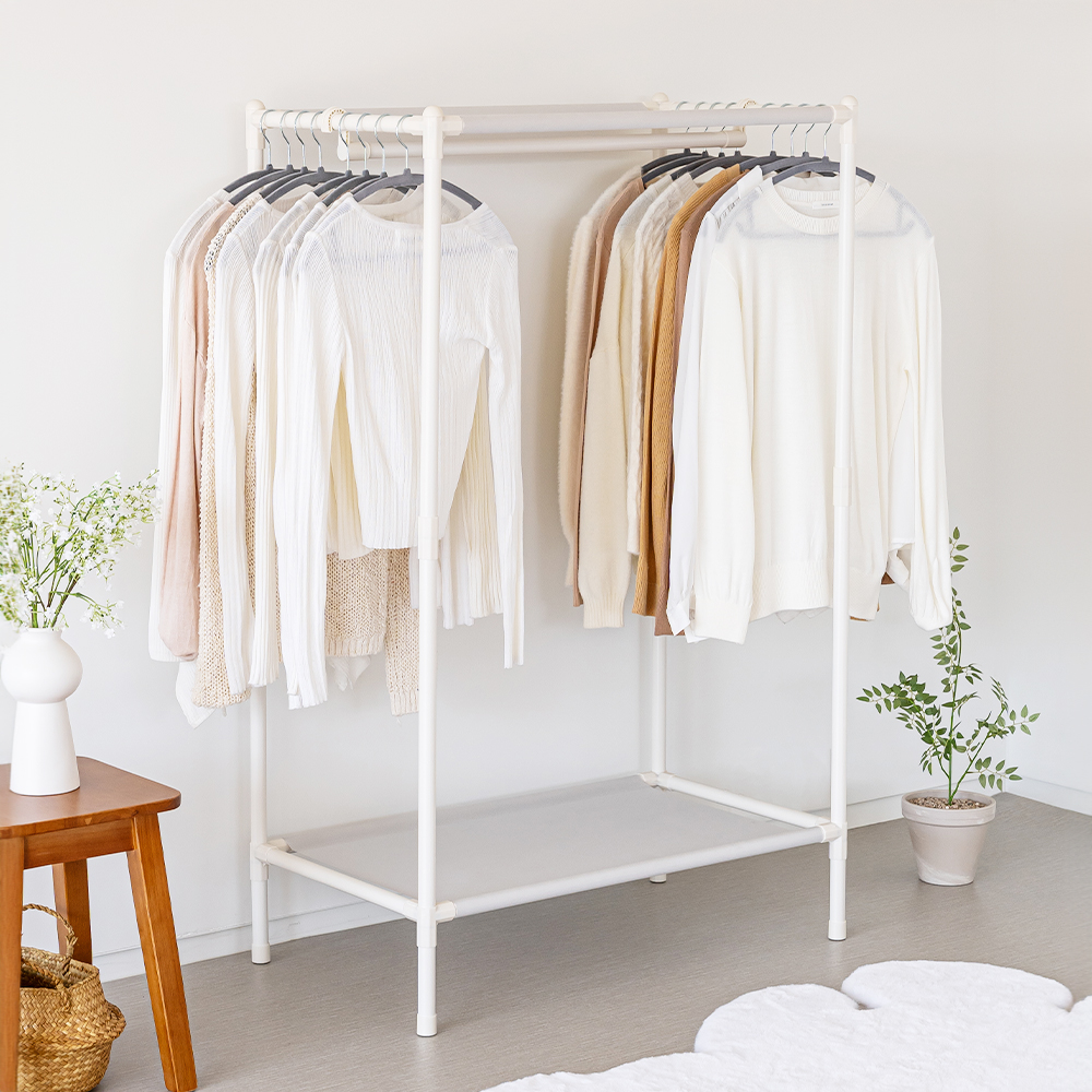 시스템행거 무볼트 드레스룸 미니 행거 옷걸이