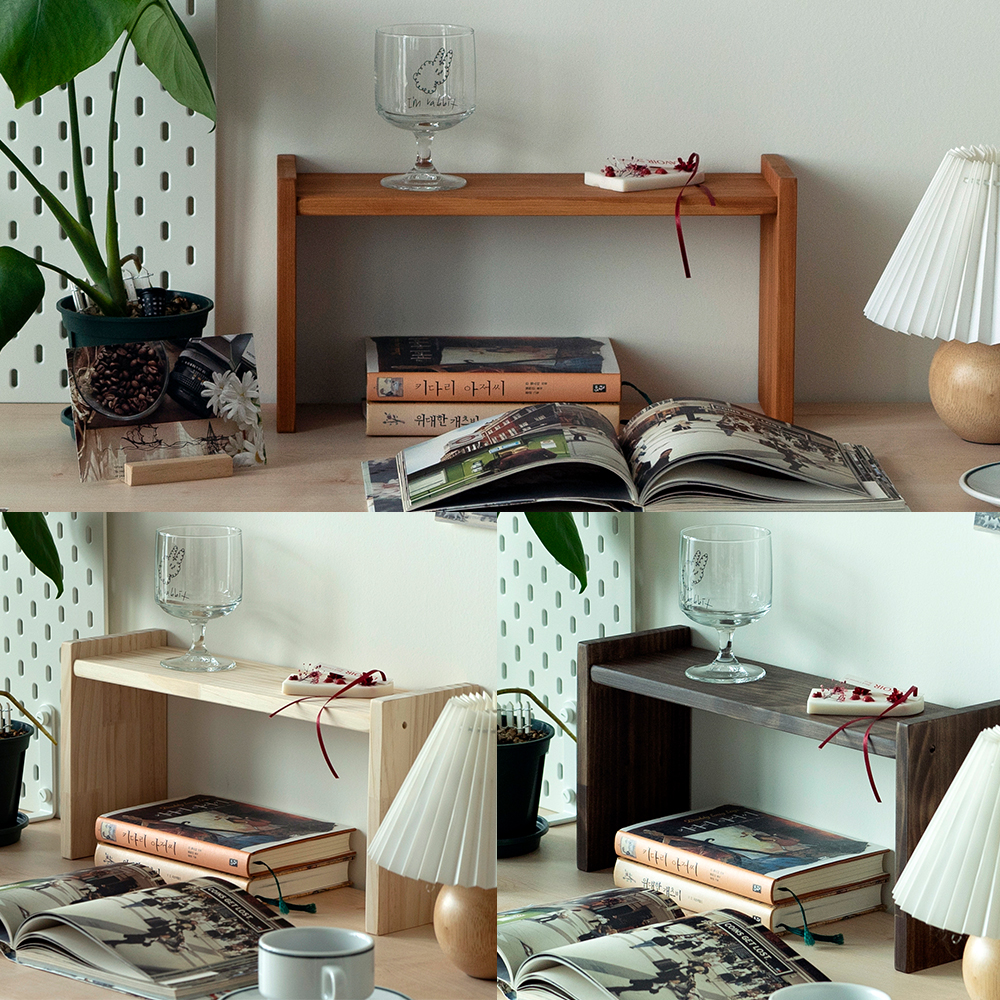 원목 ㄷ자 식탁 선반 나무 주문제작 디귿 미니선반 맞춤 받침대