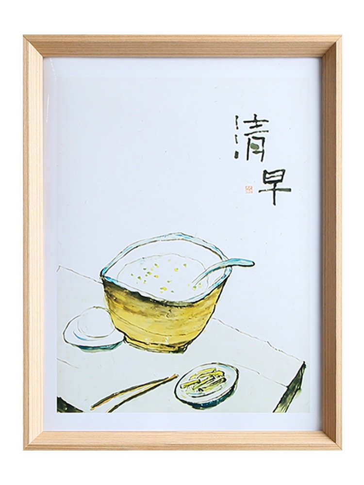 캔버스액자 유화 원목 프레임 명화 그림그리기 팝아트 베벨 에지 새로운 목재 색상 20인치 벽걸이 (50.8cm) - 상세 이미지 5