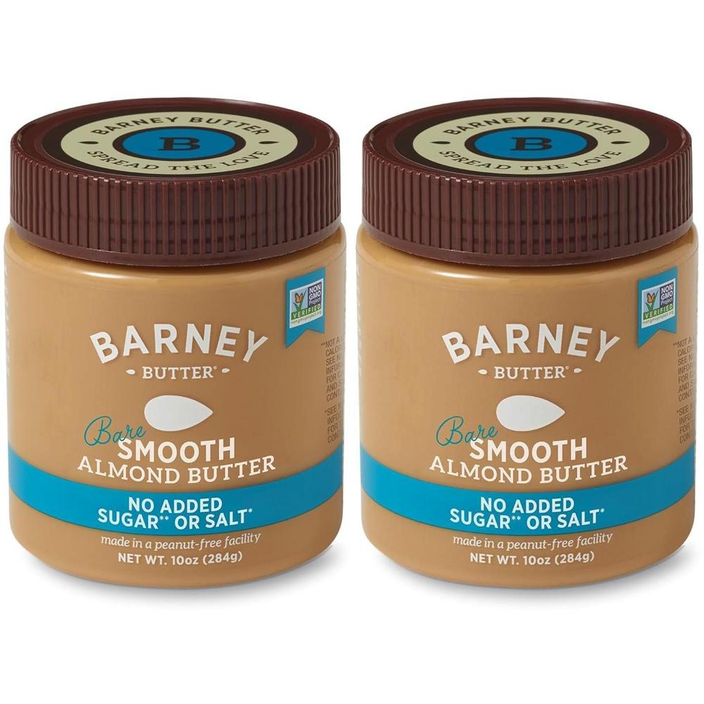 BARNEY 바니 Bare 스무드 아몬드 버터 무염 284g 2개 : 이머커스코리아