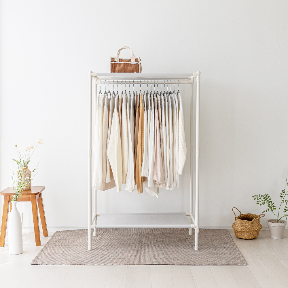 시스템행거 무볼트 드레스룸 미니 행거 옷걸이