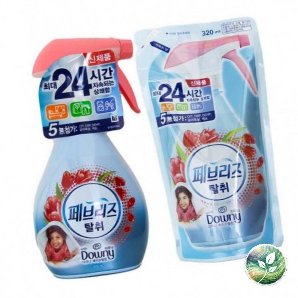 탈취제 섬유 페브리즈 앤 냄새 제거 이불 빨래 리필 다우니 에이프릴향 옷 : 폴리나폴리