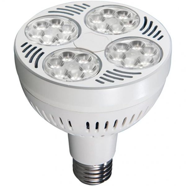 LED PAR30 스포트라이트 35W 2900 루멘 10000K 45° 업소용 주얼리 조명용 쿨화이트 : 오시어너스코
