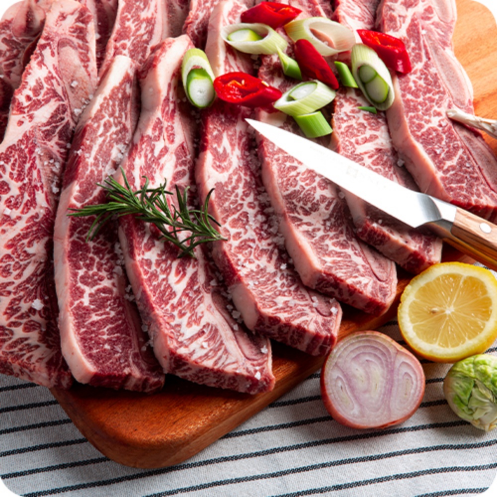 생la갈비 1kg 미국산소갈비 미국소고기 la꽃갈비 생갈비